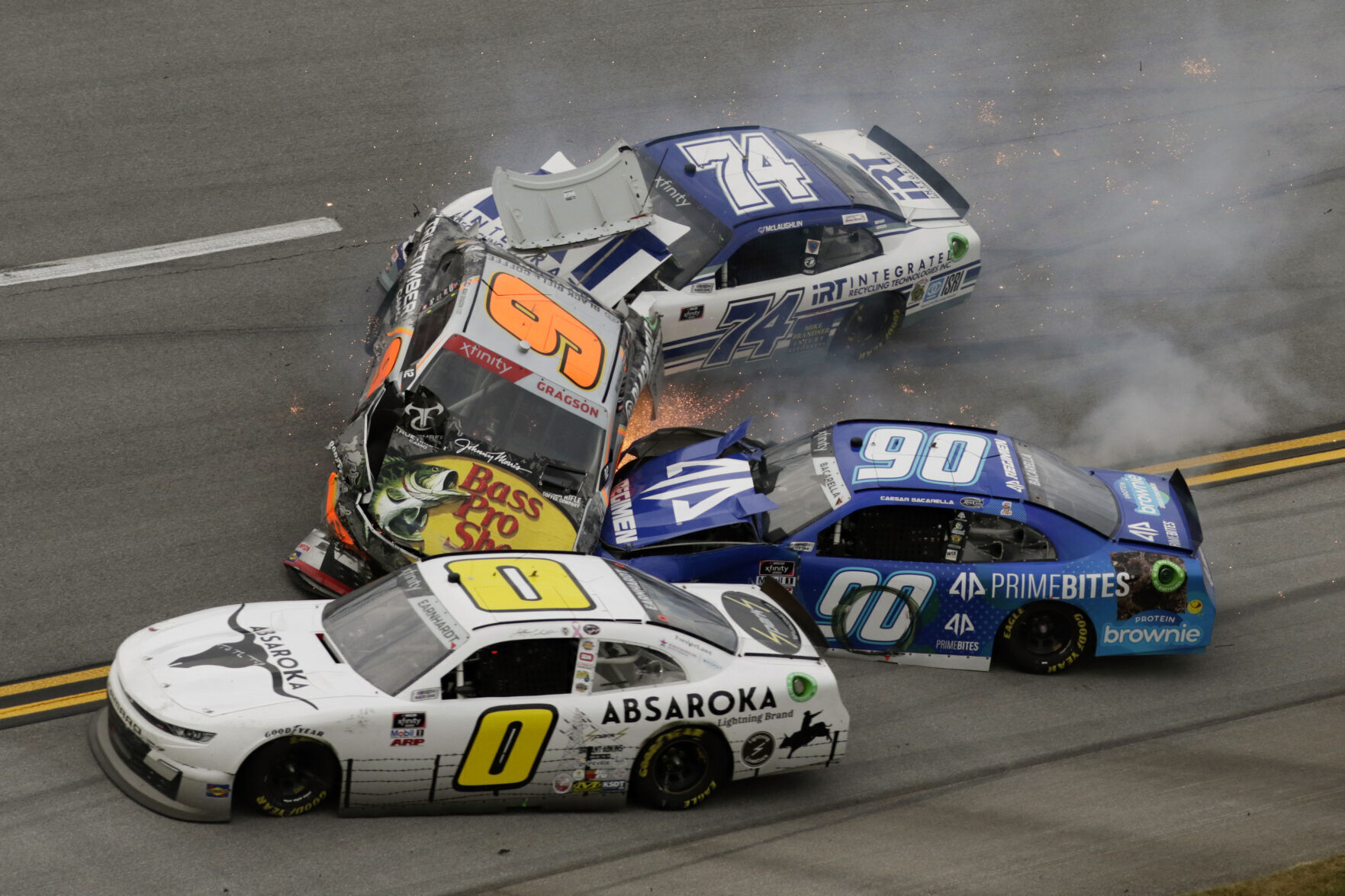 APTOPIX NASCAR Xfinity Talladega Auto Racing